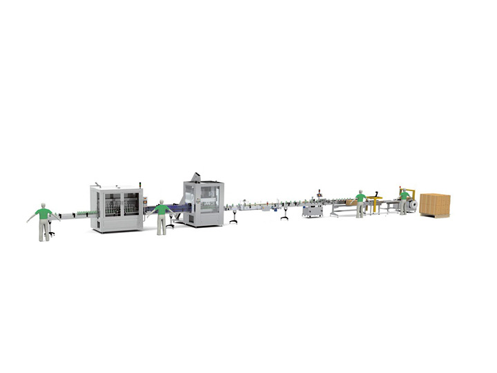 1L-5LAutomatic liquid filling production line